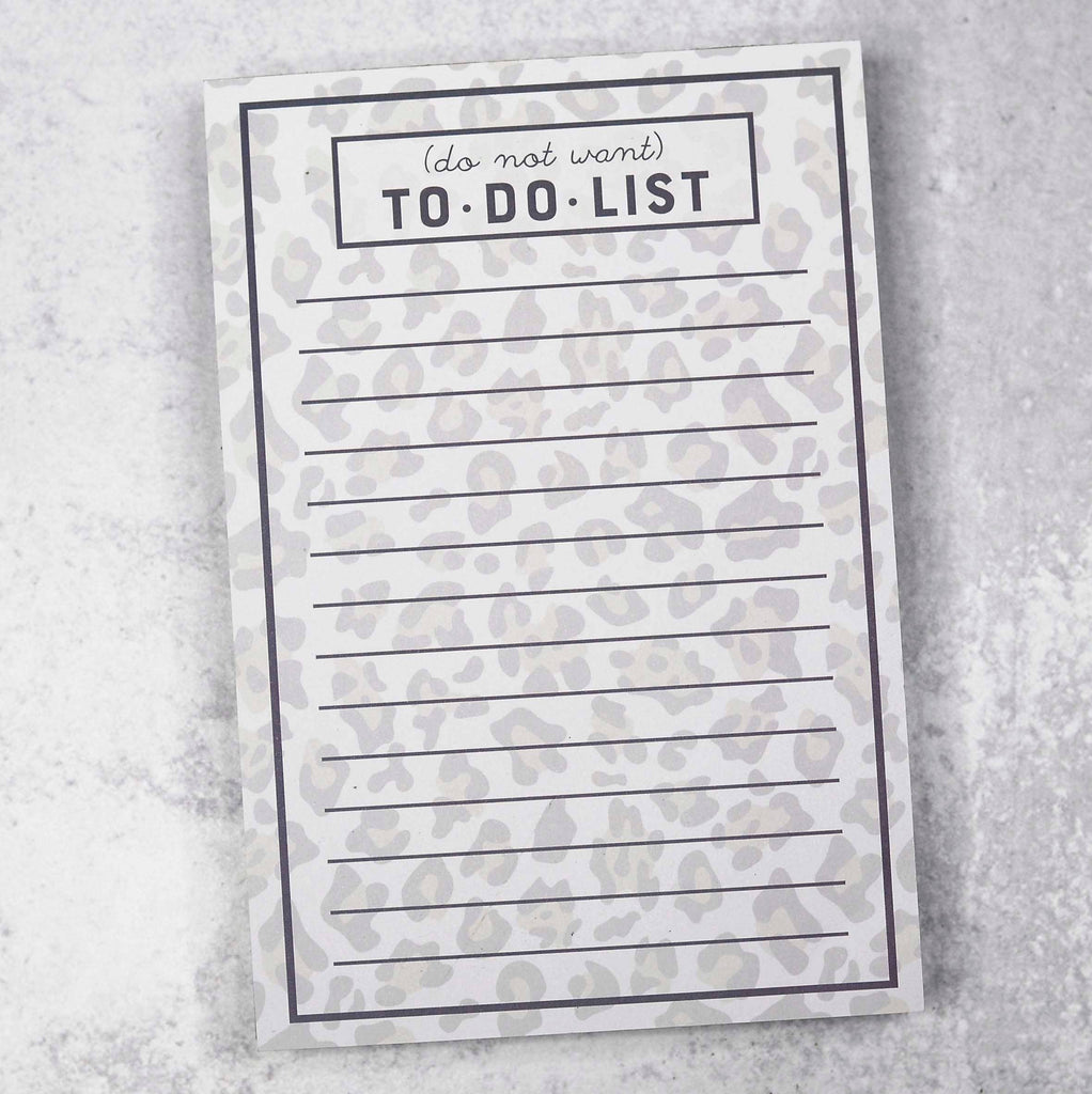 Do Not Want To Do List Notepad - Submerge Ryan Michelle - notepad