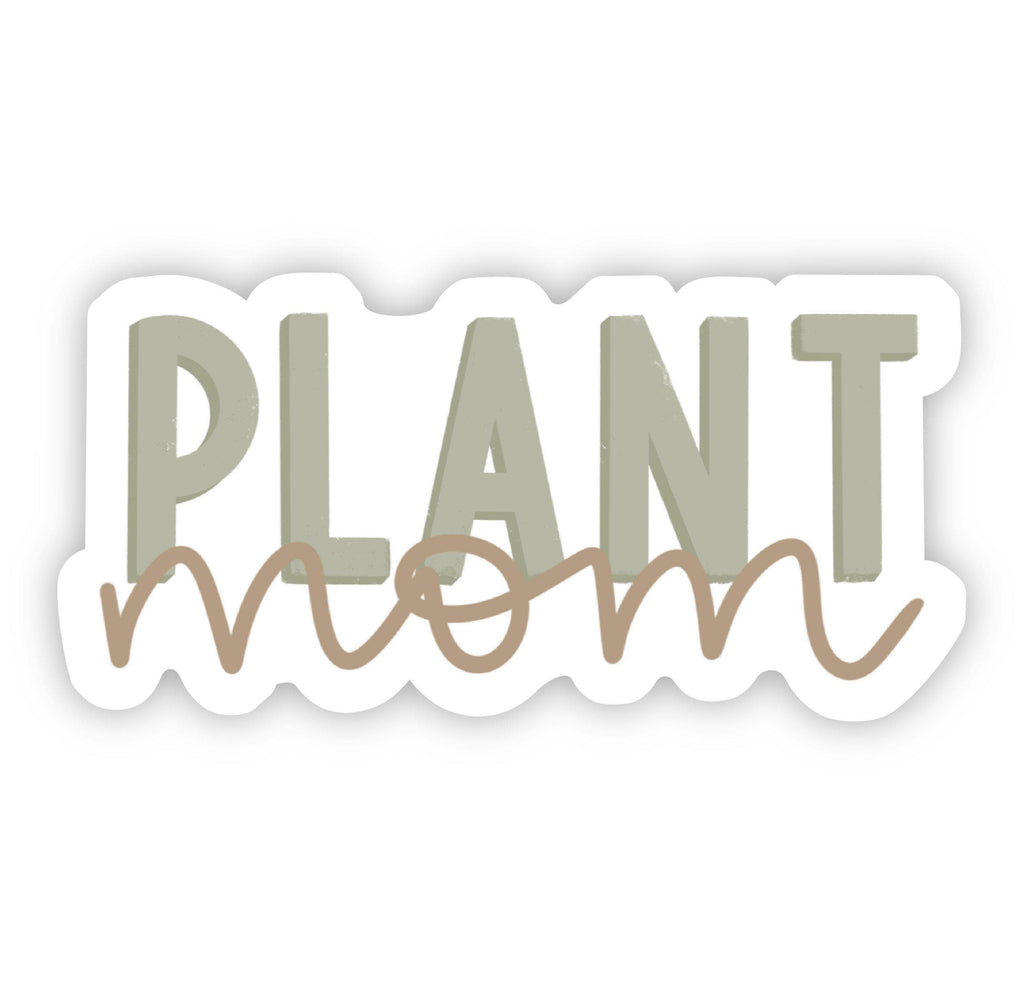 Big Moods - Plant Mom Green Lettering Sticker - Submerge Ryan Michelle - 