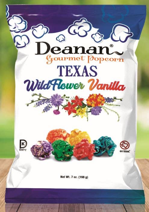 Deanan Gourmet Popcorn - Shareable Sizes - Texas Wildflower Vanilla - Popcorn - Submerge Ryan Michelle - 