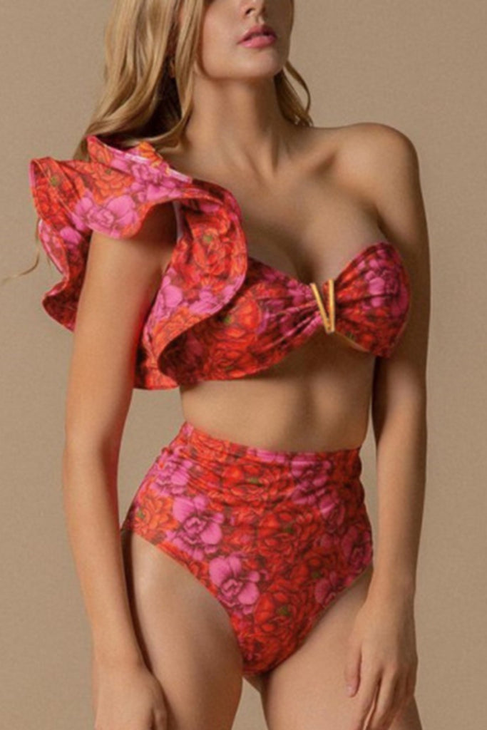 V-Floral Bikini - Submerge Ryan Michelle - 