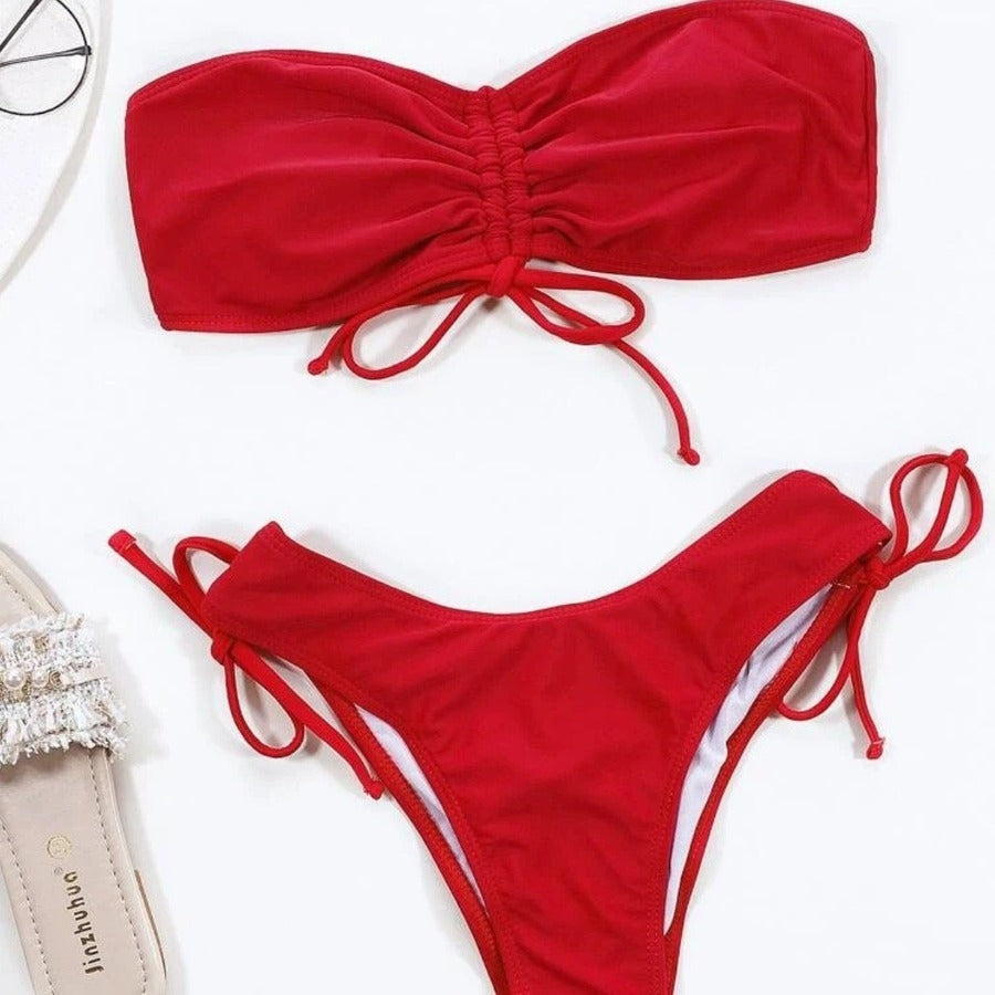 Red Lipstick Bikini - Submerge Ryan Michelle - 