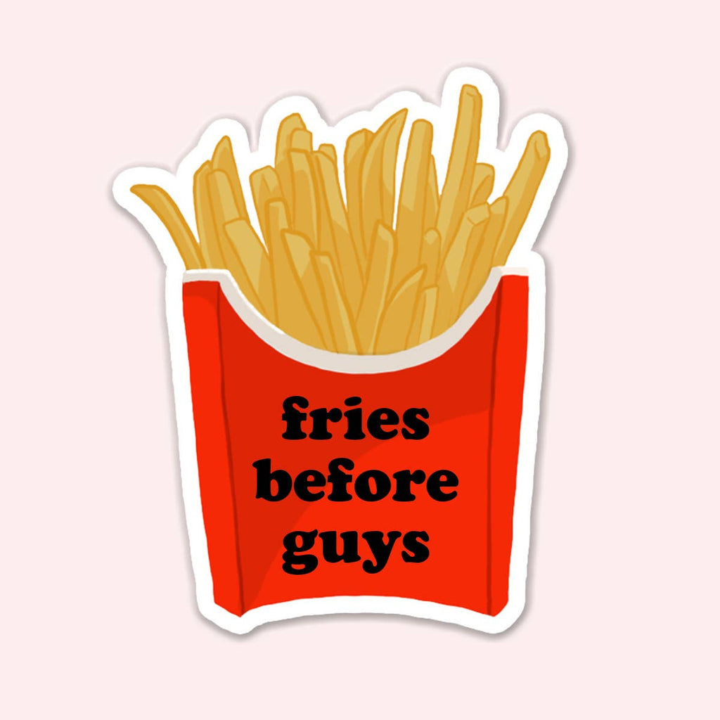 Mugsby - Fries Before Guys Sticker Decal - Submerge Ryan Michelle - 