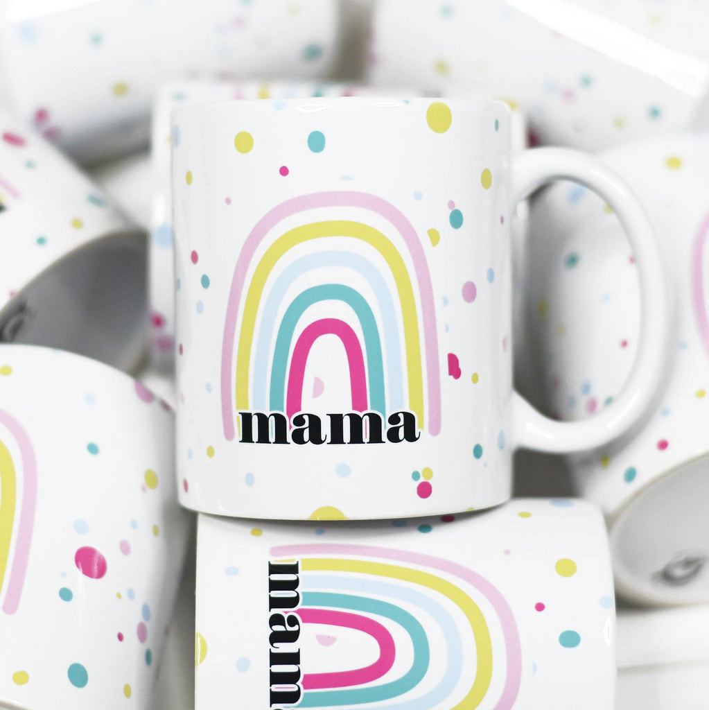 Mama Rainbow Mother's Day Ceramic Mug - Submerge Ryan Michelle - coffee mug
