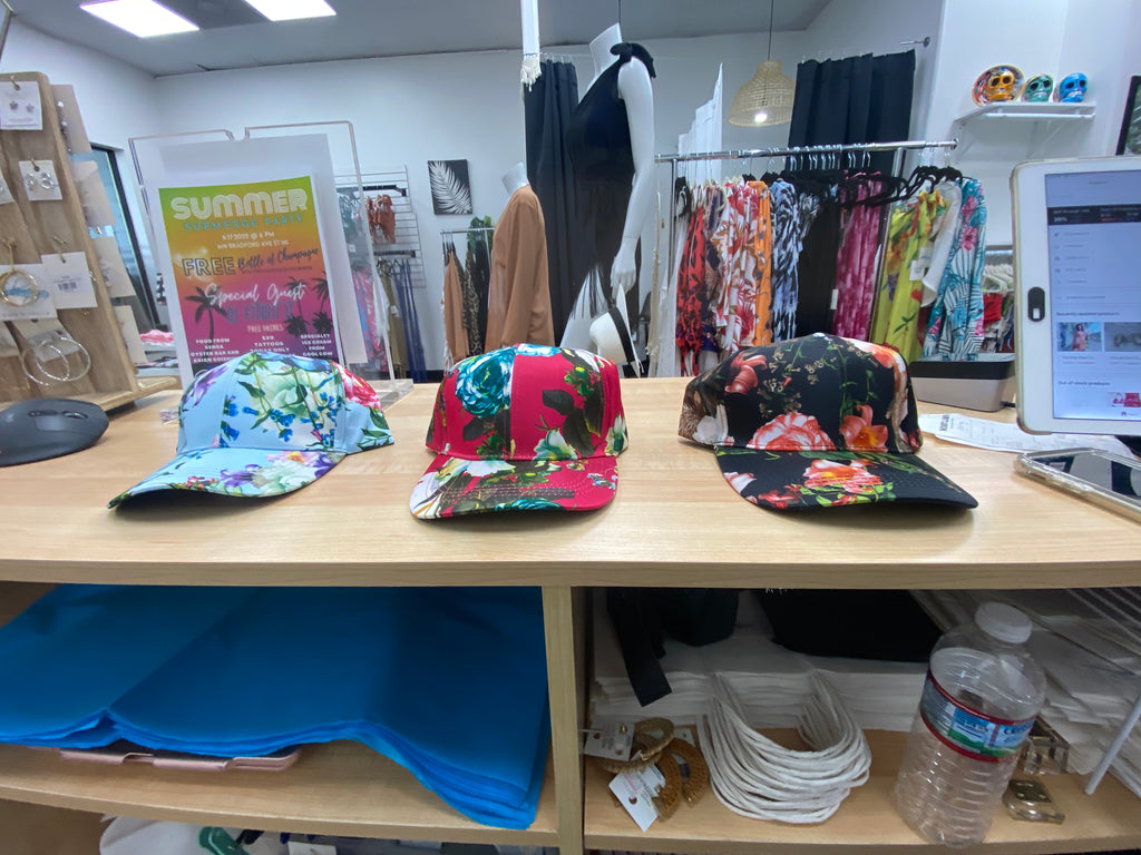 Floral Snap Back - Submerge Ryan Michelle - Clothing Accessories